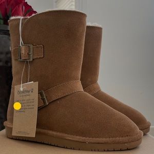 Elaina Tan Suede Boots